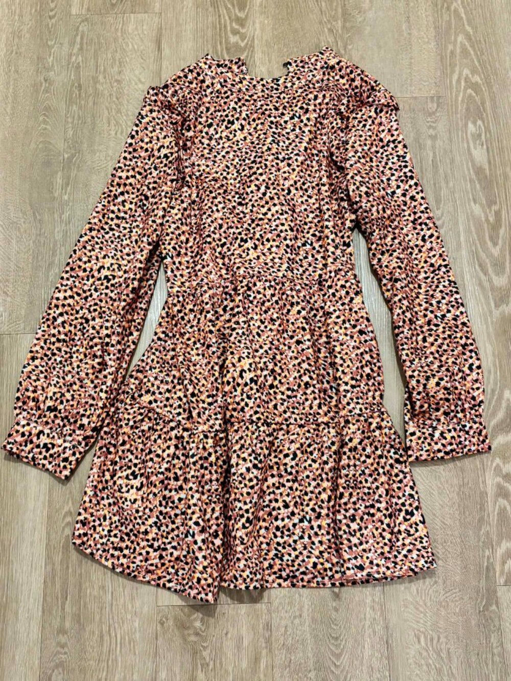 Adorable Autumn Minidress Perfection! Tiered Ruffle Like New Size Medium